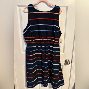 STUDIO 1 Women’s Navy Striped Dress